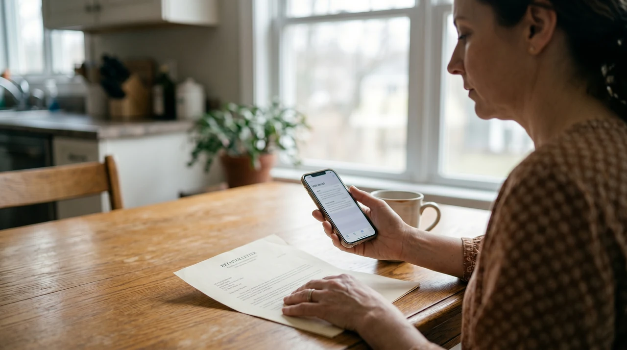 Smartphone flooded with unread emails and missed calls — client demand