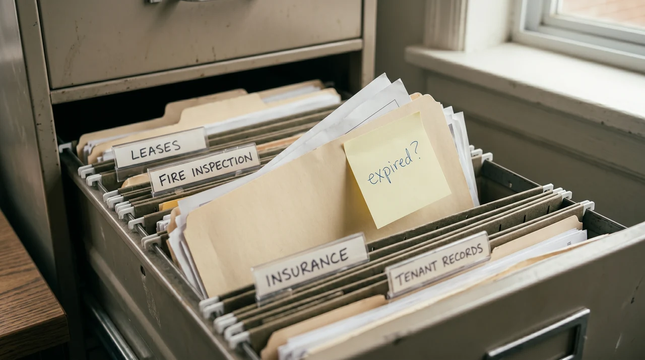 Frustrated tenant staring at a "Repair Request: Pending" status on a phone